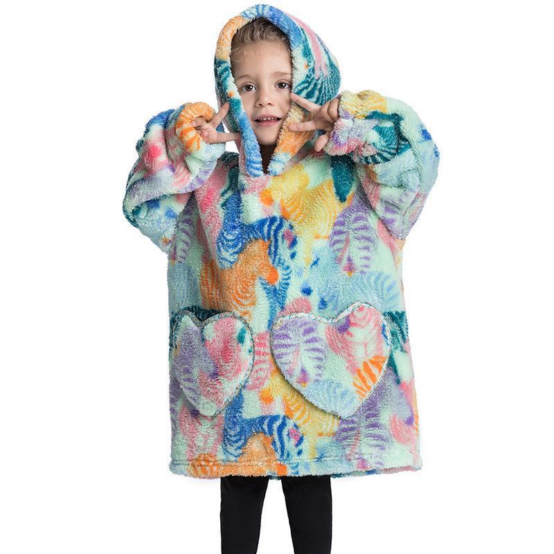 CozyCritter Hooded Wearable Blanket