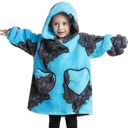 CozyCritter Hooded Wearable Blanket