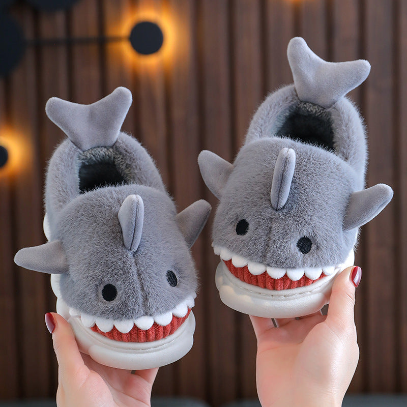 Chompy Shark Kids' Cozy Slippers