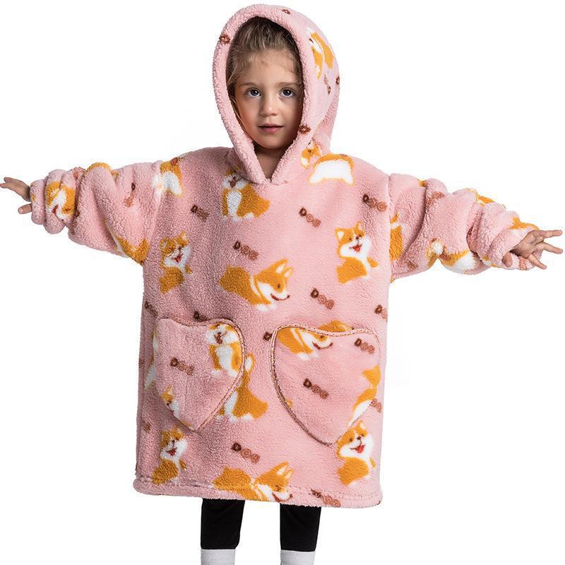 CozyCritter Hooded Wearable Blanket