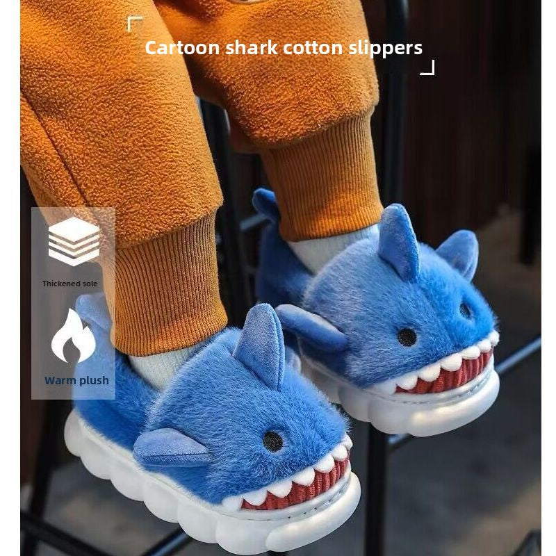 Chompy Shark Kids' Cozy Slippers