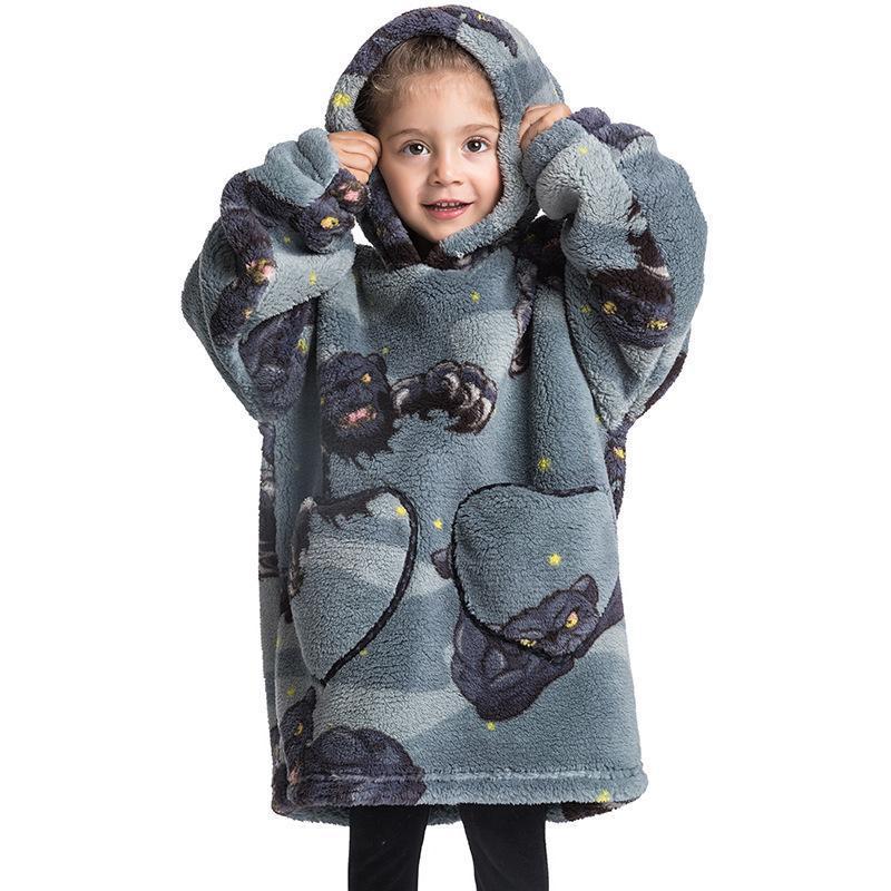 CozyCritter Hooded Wearable Blanket