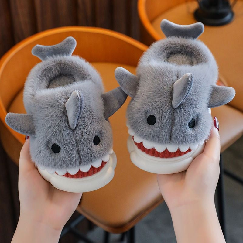 Chompy Shark Kids' Cozy Slippers