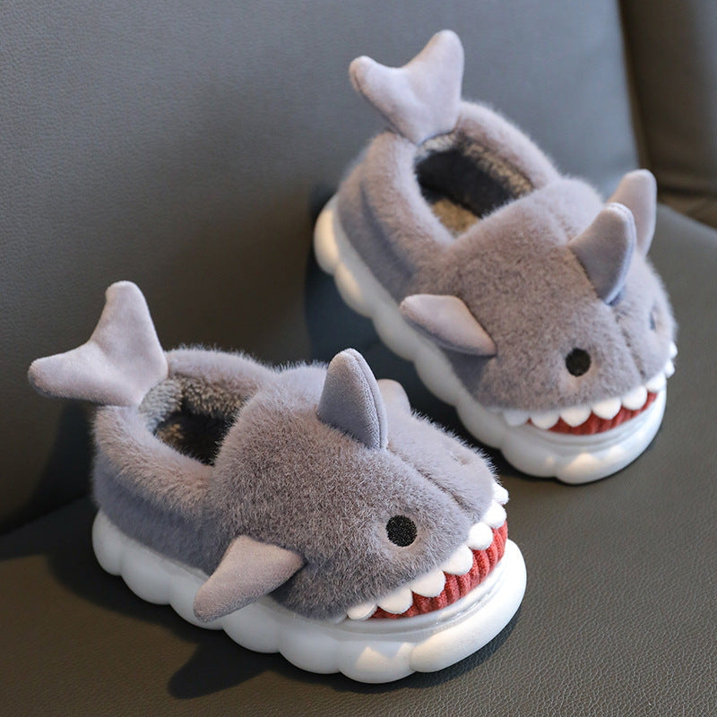 Chompy Shark Kids' Cozy Slippers